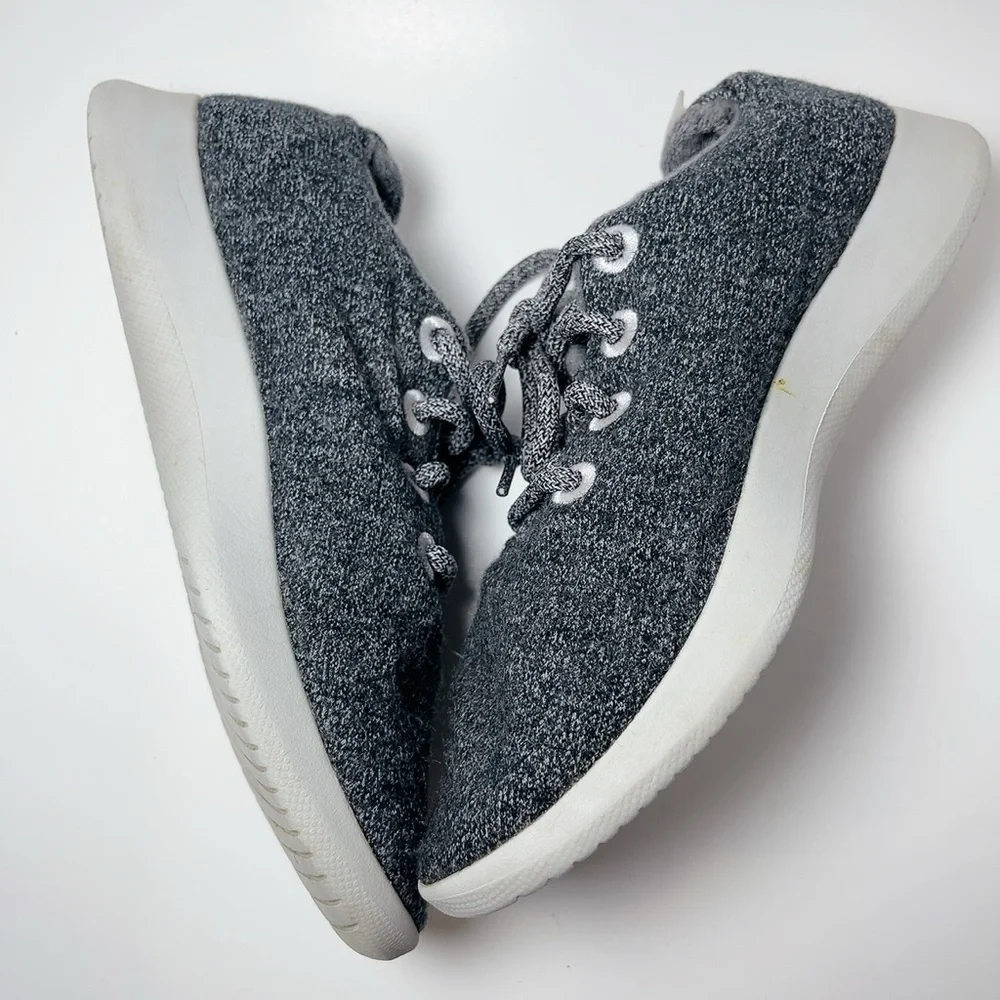 Allbirds Grey Wool Low Top Runner Shoes